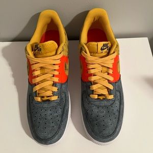 Air Force 1 ‘07 Lv8 ‘Dark Sulphur Tie-Dye’ Size 9.5